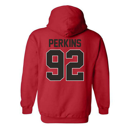 Youngstown State - NCAA Football : Devaughn Perkins - Classic Shersey Hooded Sweatshirt-1