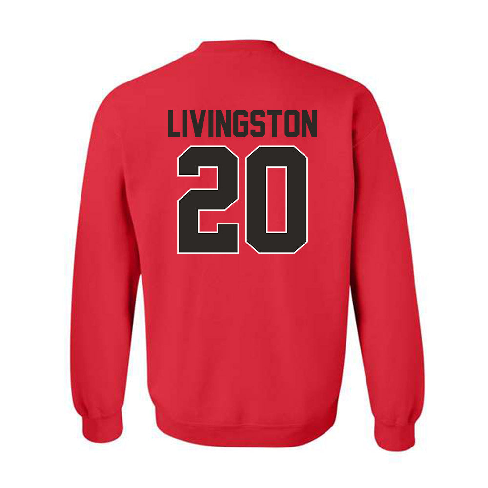 Youngstown State - NCAA Men's Basketball : Jamar Livingston - Classic Shersey Crewneck Sweatshirt-1