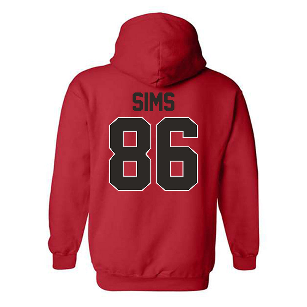 Youngstown State - NCAA Football : Stephen Sims - Classic Shersey Hooded Sweatshirt-1