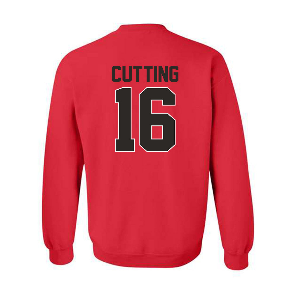 Youngstown State - NCAA Baseball : Garrett Cutting - Classic Shersey Crewneck Sweatshirt-1