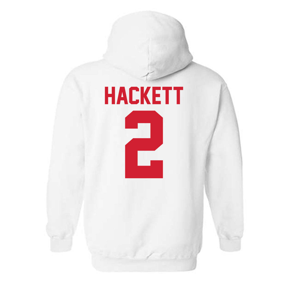 Youngstown State - NCAA Football : Isaiah Hackett - Classic Shersey Hooded Sweatshirt-1