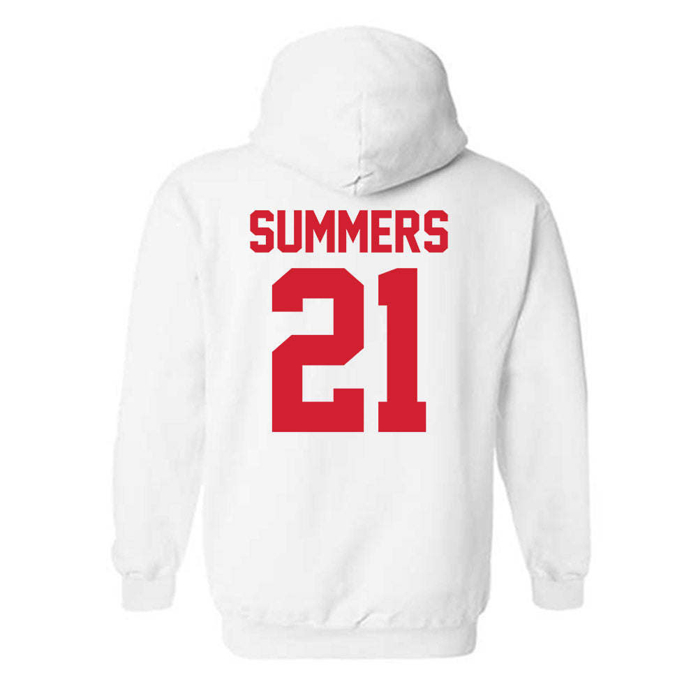 Youngstown State - NCAA Men's Basketball : Elijah Summers - Classic Shersey Hooded Sweatshirt-1