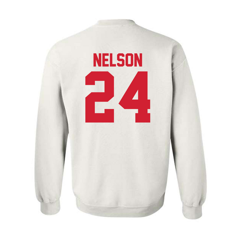 Youngstown State - NCAA Baseball : Braylon Nelson - Classic Shersey Crewneck Sweatshirt-1