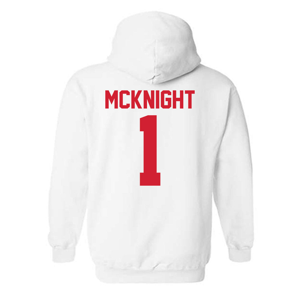 Youngstown State - NCAA Women's Basketball : Evelyn McKnight - Classic Shersey Hooded Sweatshirt-1