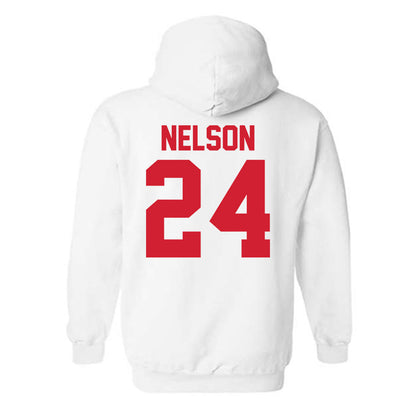 Youngstown State - NCAA Baseball : Braylon Nelson - Classic Shersey Hooded Sweatshirt-1