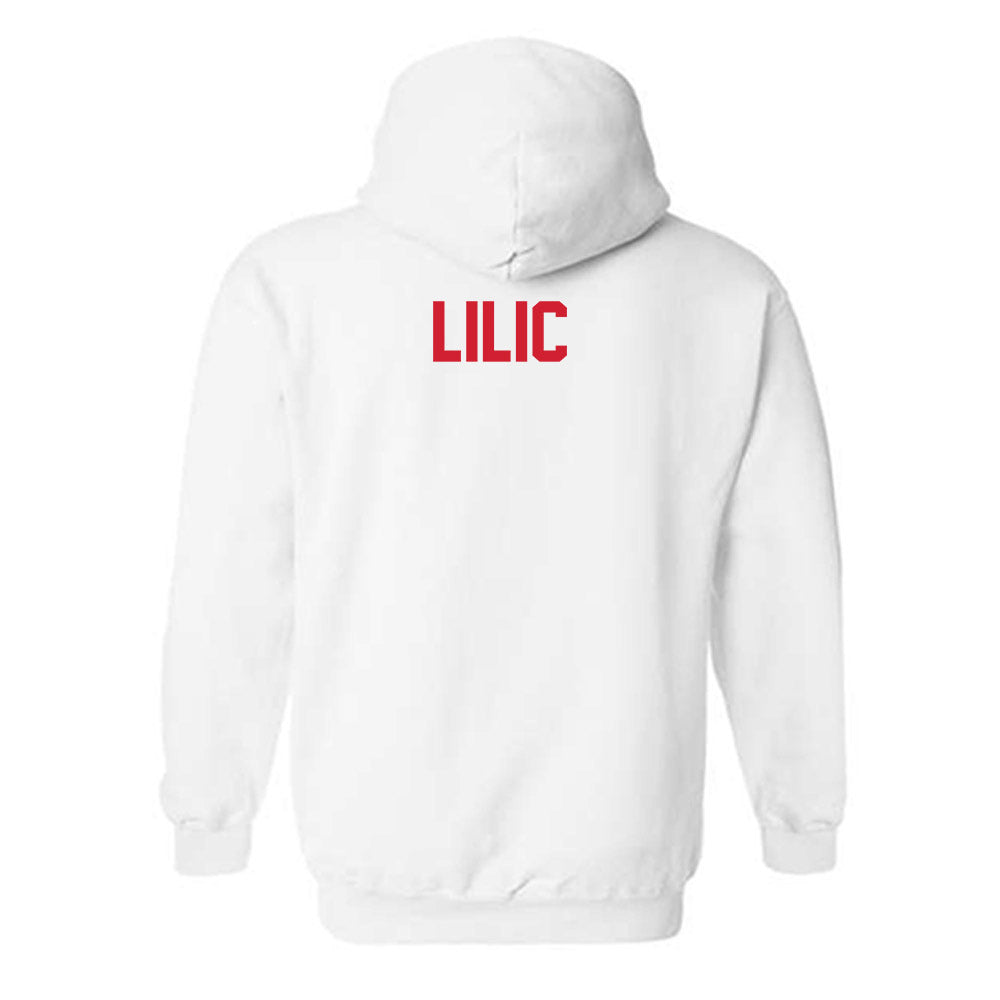 Youngstown State - NCAA Women's Swimming & Diving : Lara Lilic - Classic Shersey Hooded Sweatshirt-1