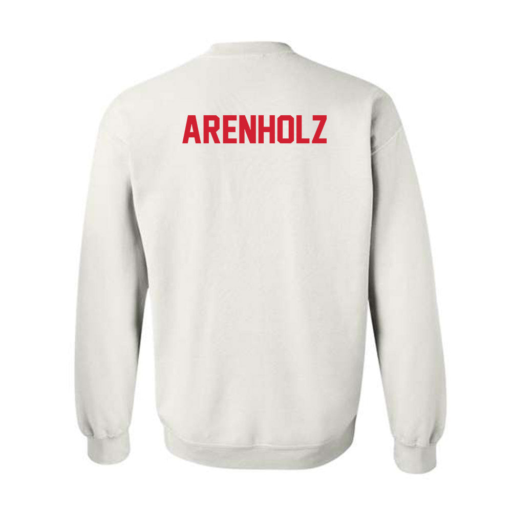 Youngstown State - NCAA Men's Swimming & Diving : Jaxon Arenholz - Classic Shersey Crewneck Sweatshirt-1