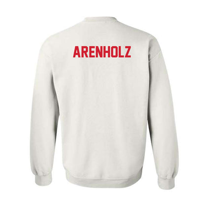 Youngstown State - NCAA Men's Swimming & Diving : Jaxon Arenholz - Classic Shersey Crewneck Sweatshirt-1