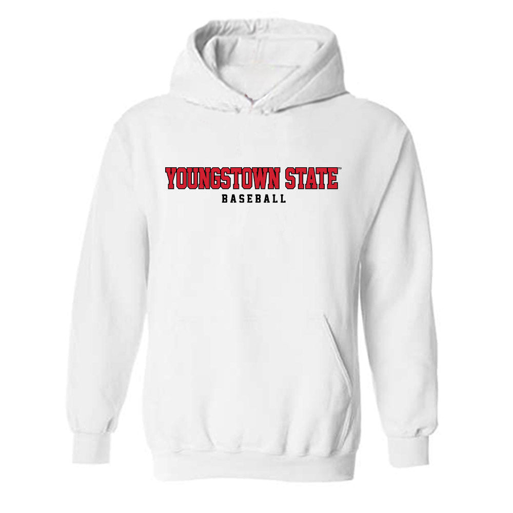 Youngstown State - NCAA Baseball : Banks Cox - Classic Shersey Hooded Sweatshirt-0