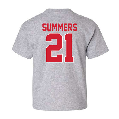 Youngstown State - NCAA Men's Basketball : Elijah Summers - Classic Shersey Youth T-Shirt-1