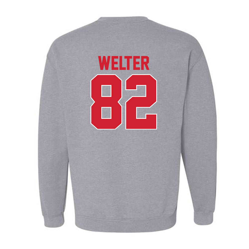 Youngstown State - NCAA Football : Max Welter - Classic Shersey Crewneck Sweatshirt-1