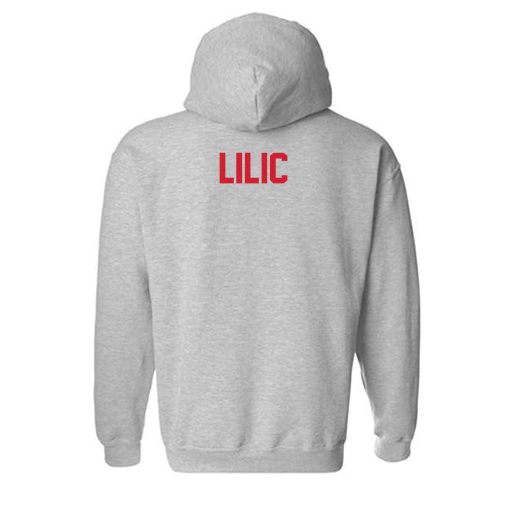 Youngstown State - NCAA Women's Swimming & Diving : Lara Lilic - Classic Shersey Hooded Sweatshirt-1