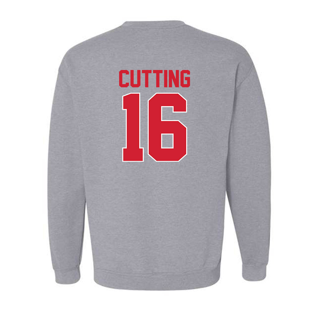 Youngstown State - NCAA Baseball : Garrett Cutting - Classic Shersey Crewneck Sweatshirt-1