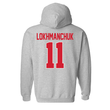 Youngstown State - NCAA Men's Basketball : Luka Lokhmanchuk - Classic Shersey Hooded Sweatshirt-1