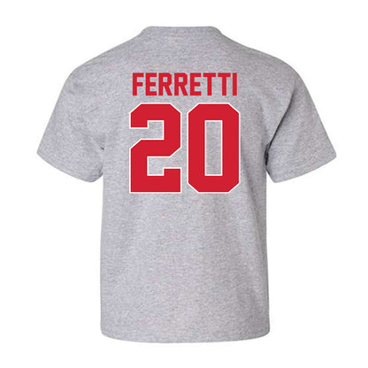Youngstown State - NCAA Baseball : Jake Ferretti - Classic Shersey Youth T-Shirt-1