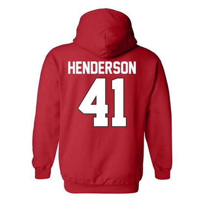 Youngstown State - NCAA Baseball : Mark Henderson - Classic Shersey Hooded Sweatshirt-1