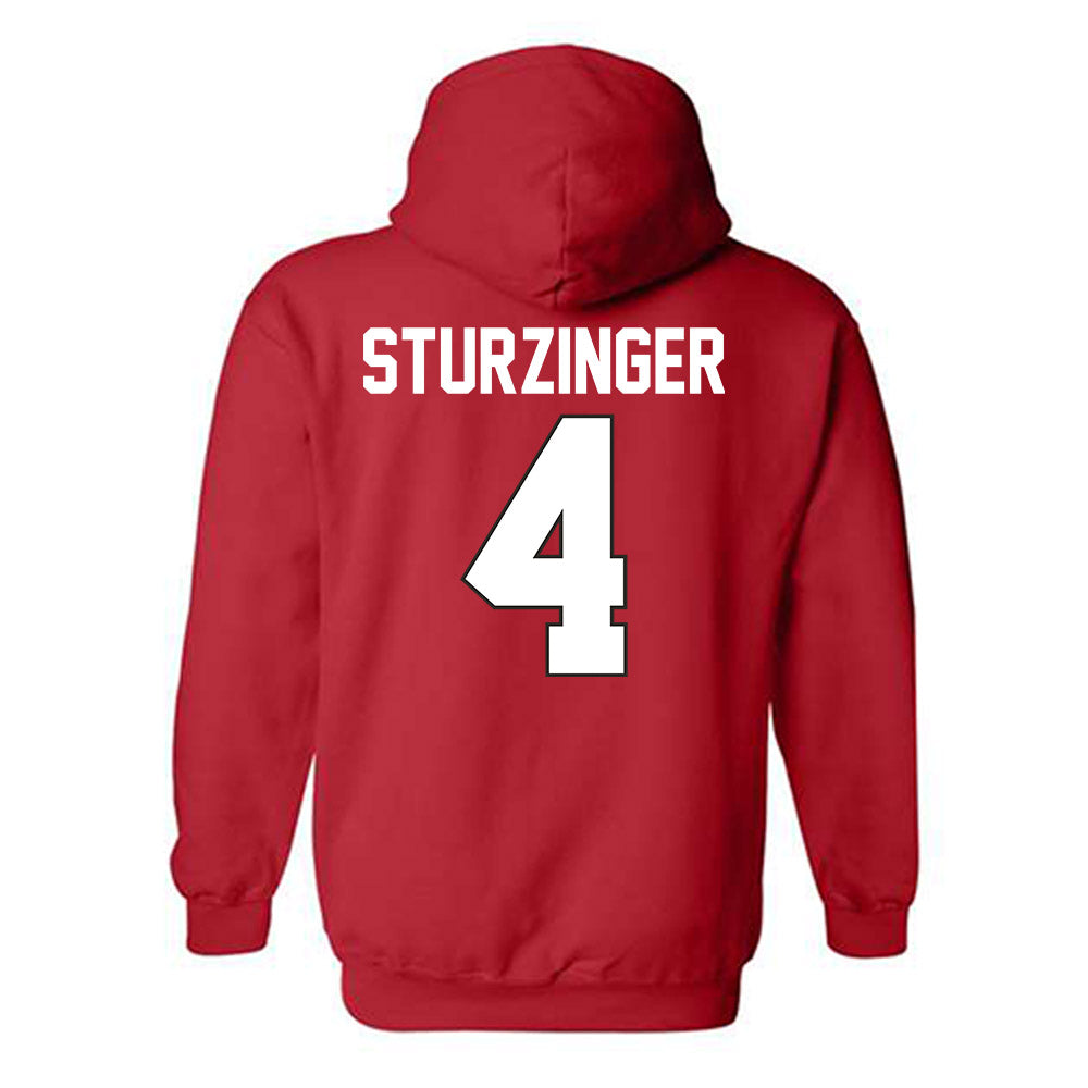 Youngstown State - NCAA Football : Weston Sturzinger - Classic Shersey Hooded Sweatshirt-1