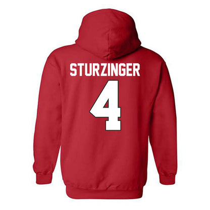 Youngstown State - NCAA Football : Weston Sturzinger - Classic Shersey Hooded Sweatshirt-1