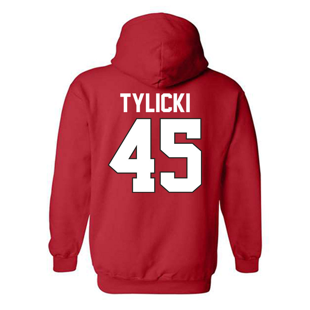 Youngstown State - NCAA Baseball : JJ Tylicki - Classic Shersey Hooded Sweatshirt-1