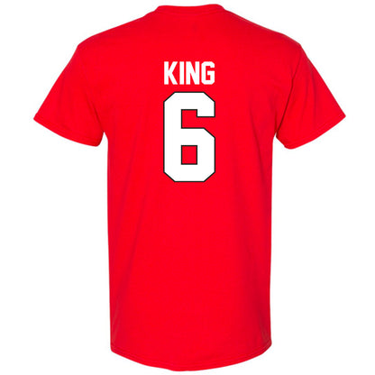 Youngstown State - NCAA Men's Basketball : Drew King - Classic Shersey T-Shirt-1