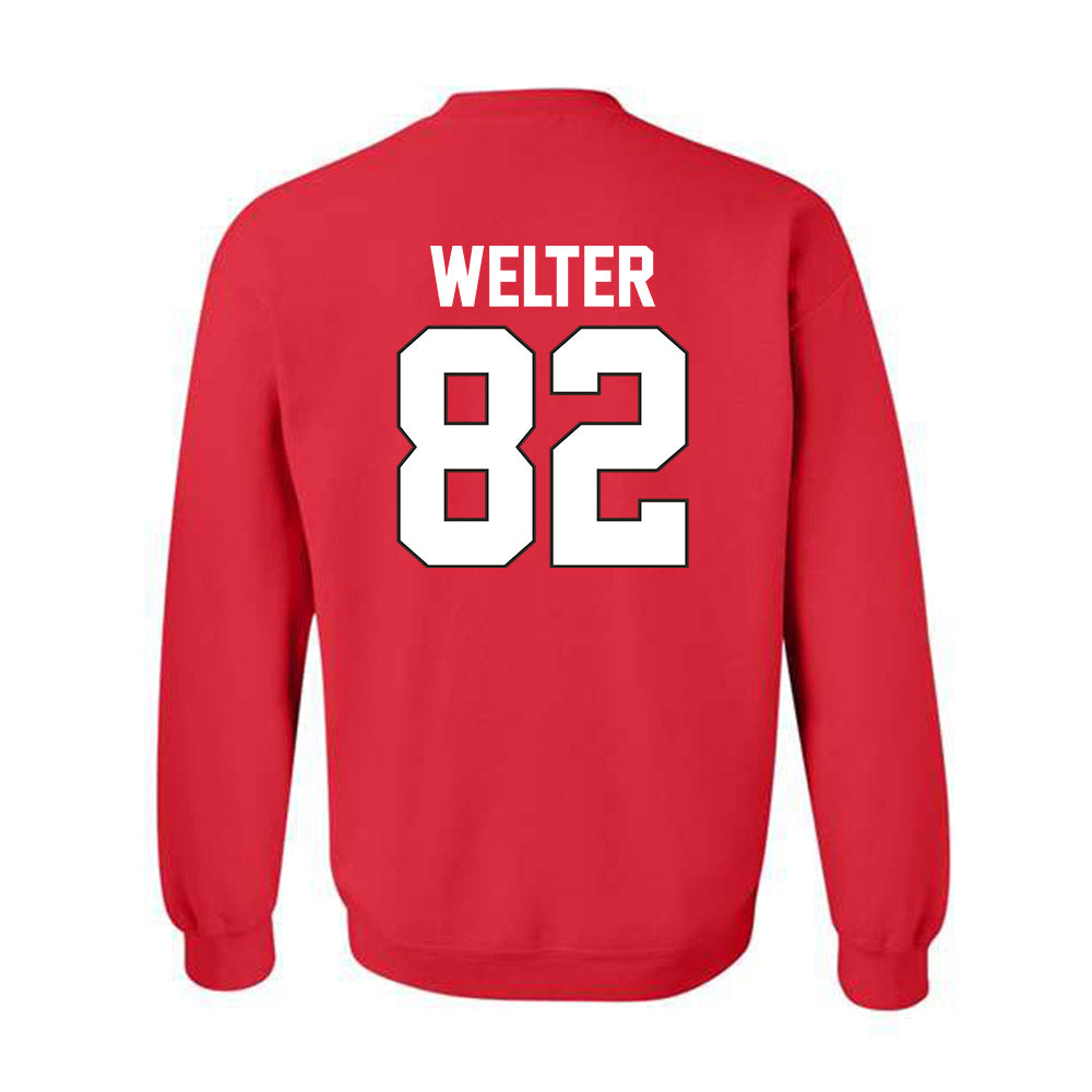 Youngstown State - NCAA Football : Max Welter - Classic Shersey Crewneck Sweatshirt-1