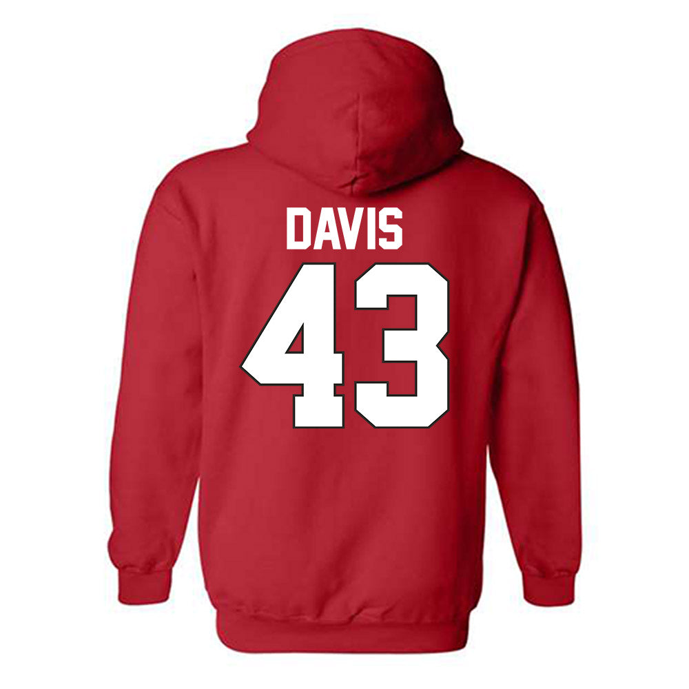 Youngstown State - NCAA Baseball : Braedon Davis - Classic Shersey Hooded Sweatshirt-1