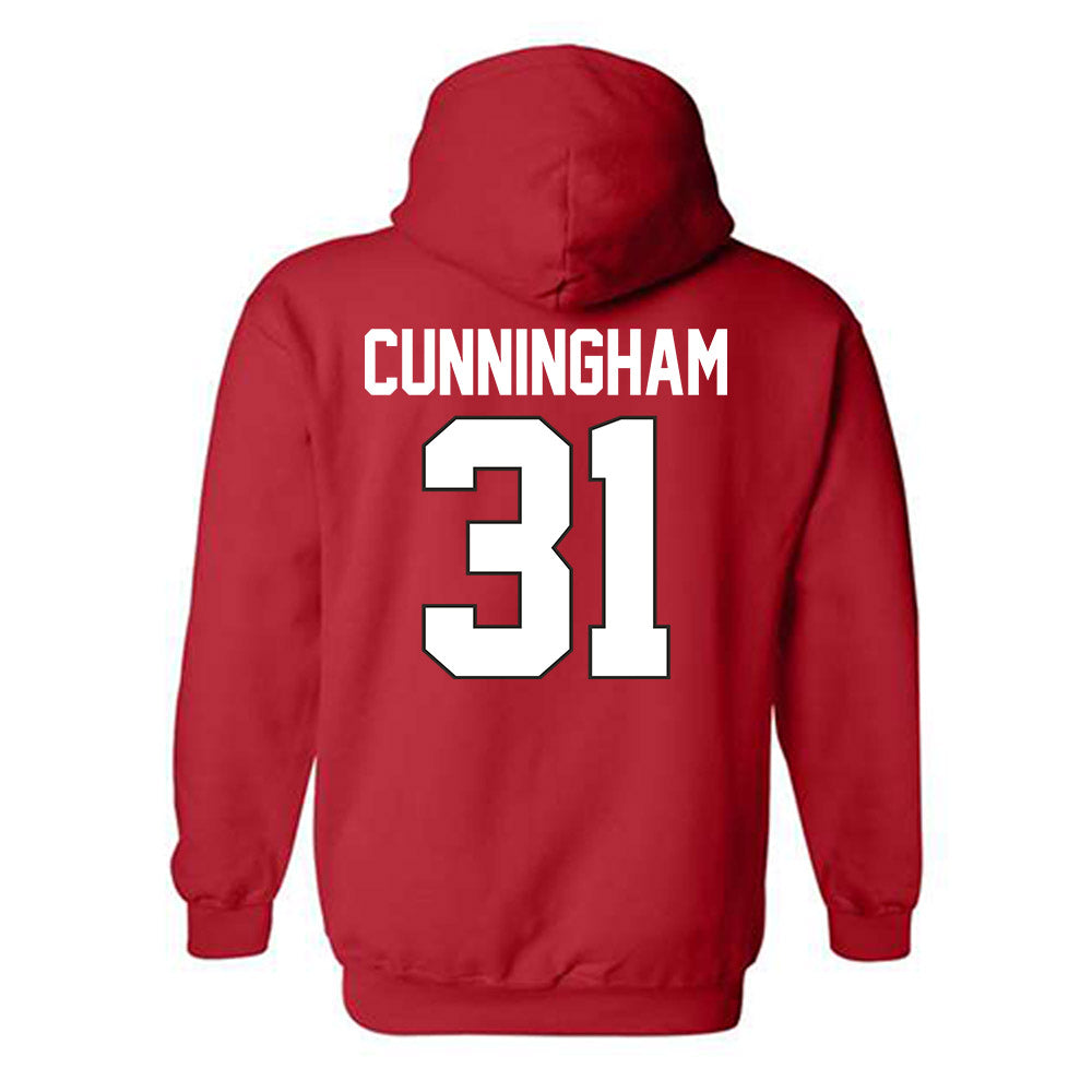 Youngstown State - NCAA Football : Carson Cunningham - Classic Shersey Hooded Sweatshirt-1