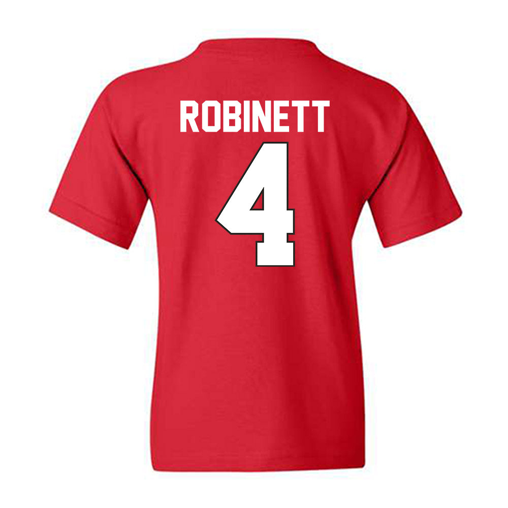 Youngstown State - NCAA Men's Basketball : Tyler Robinett - Classic Shersey Youth T-Shirt-1