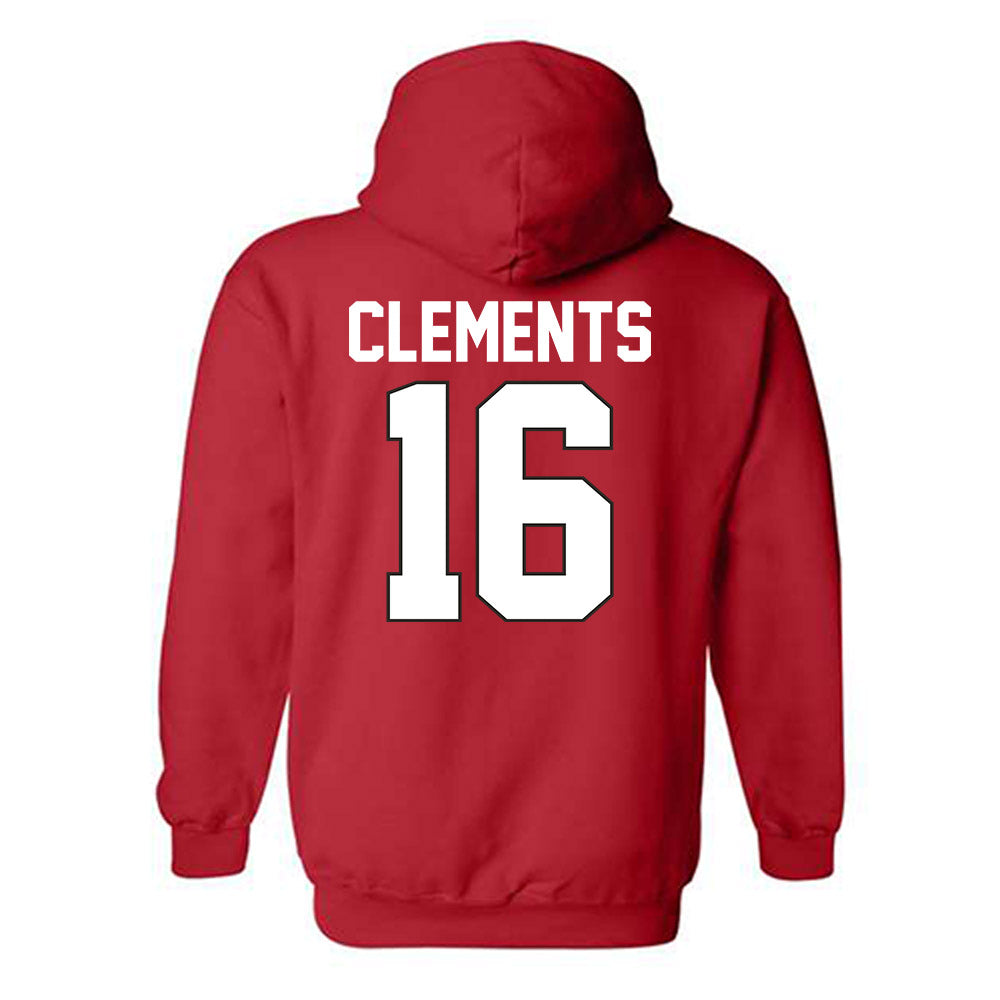 Youngstown State - NCAA Football : Darius Clements - Classic Shersey Hooded Sweatshirt-1
