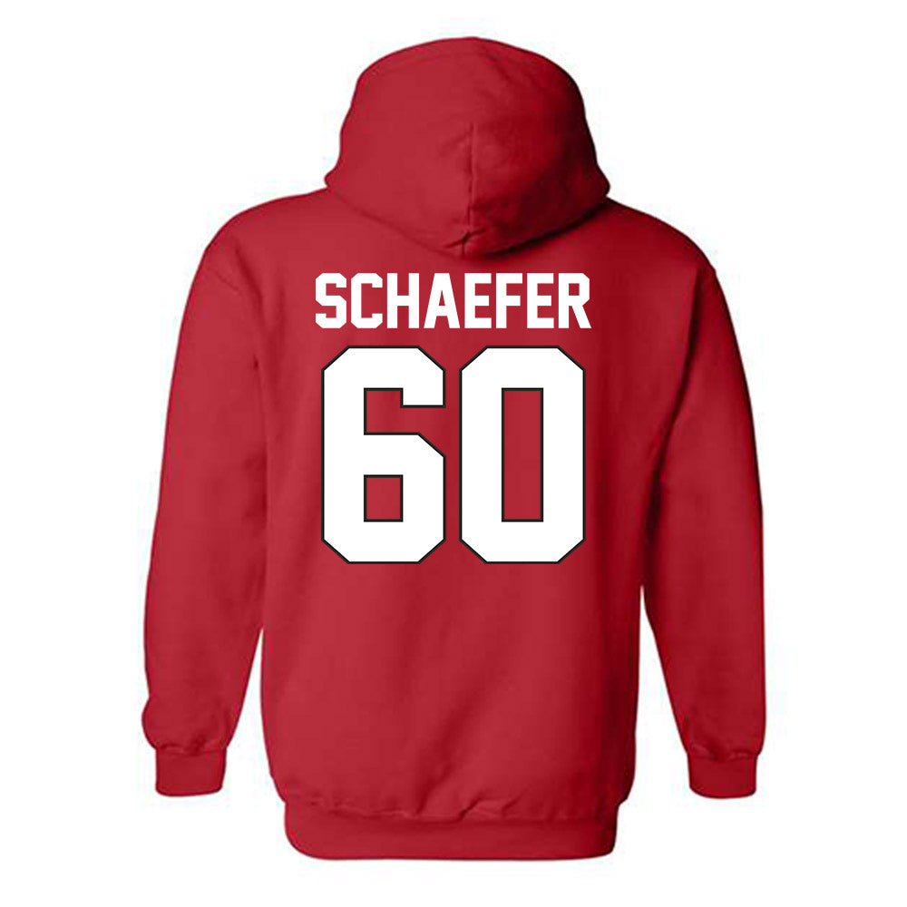 Youngstown State - NCAA Football : Bo Schaefer - Classic Shersey Hooded Sweatshirt-1