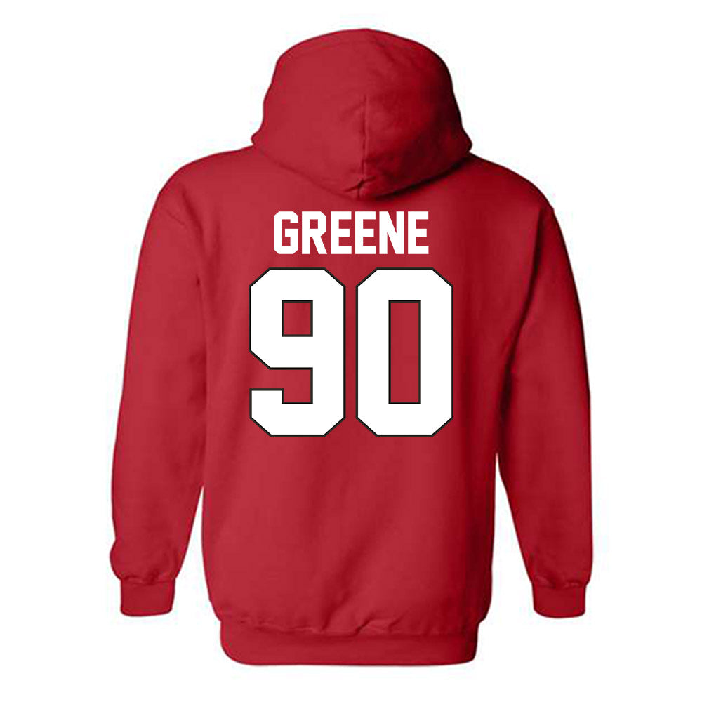 Youngstown State - NCAA Football : Conlan Greene - Classic Shersey Hooded Sweatshirt-1