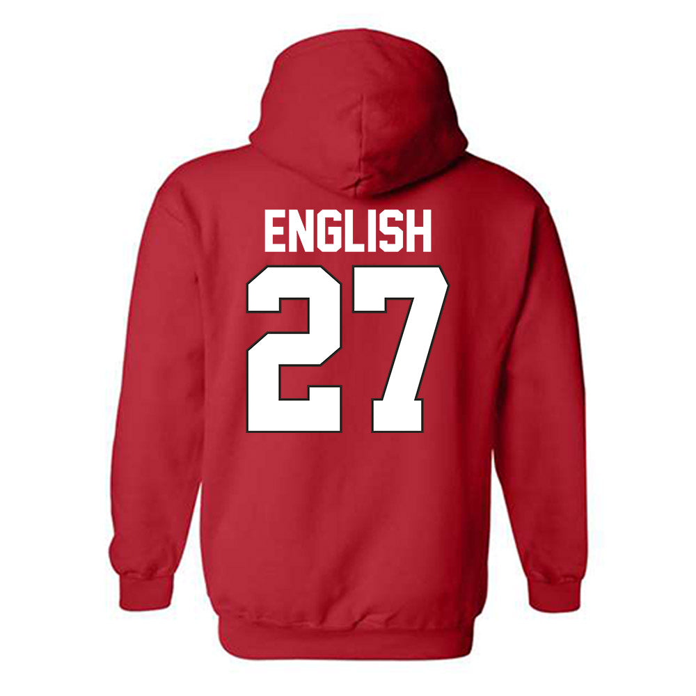 Youngstown State - NCAA Baseball : Aidan English - Classic Shersey Hooded Sweatshirt-1