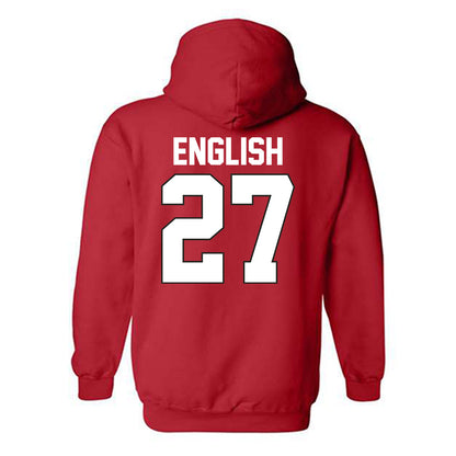 Youngstown State - NCAA Baseball : Aidan English - Classic Shersey Hooded Sweatshirt-1