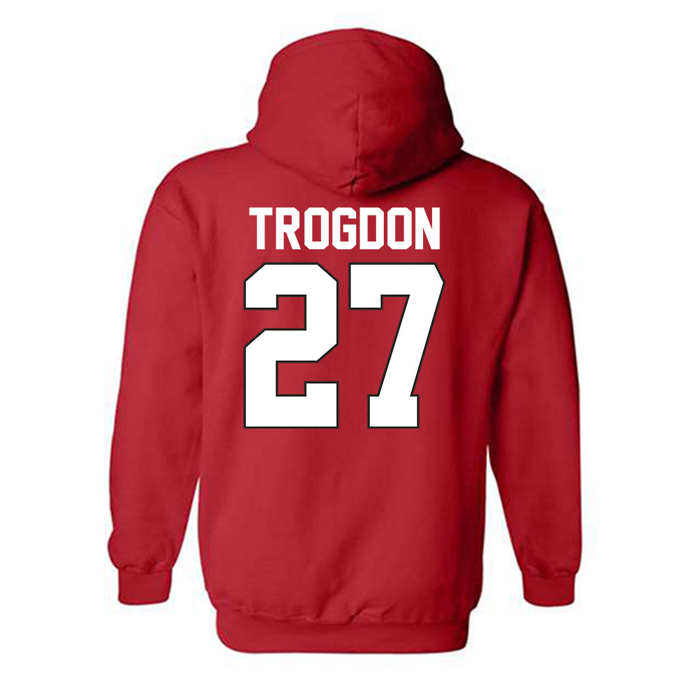 Youngstown State - NCAA Baseball : Brayden Trogdon - Classic Shersey Hooded Sweatshirt-1