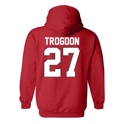 Youngstown State - NCAA Baseball : Brayden Trogdon - Classic Shersey Hooded Sweatshirt-1
