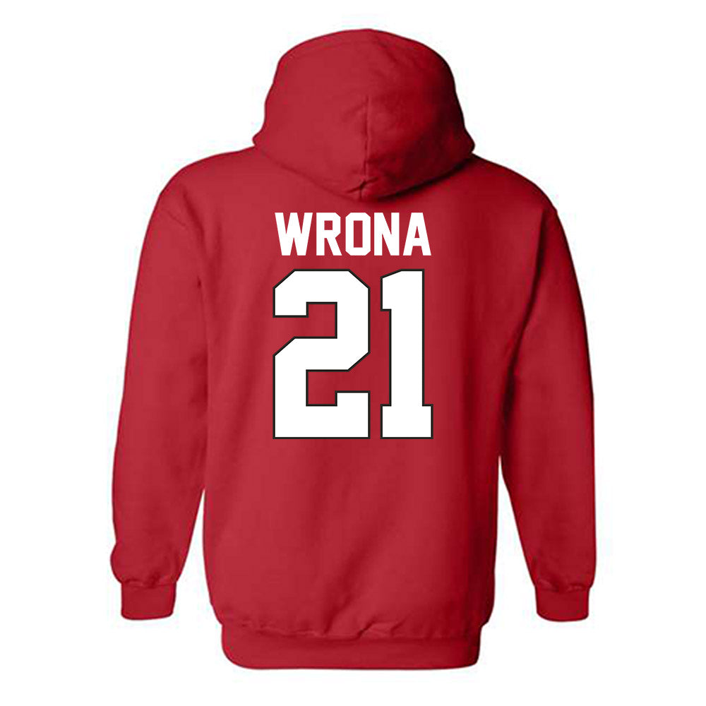 Youngstown State - NCAA Baseball : Jay Wrona - Classic Shersey Hooded Sweatshirt-1