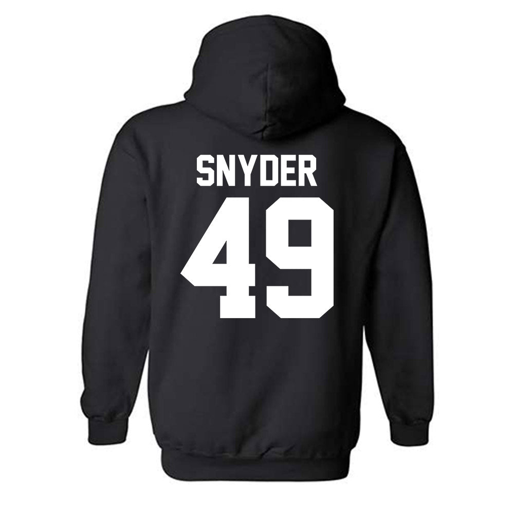 Youngstown State - NCAA Football : AJ Snyder - Classic Fashion Shersey Hooded Sweatshirt-1