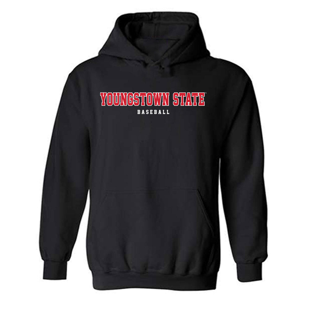 Youngstown State - NCAA Baseball : Banks Cox - Classic Fashion Shersey Hooded Sweatshirt-0