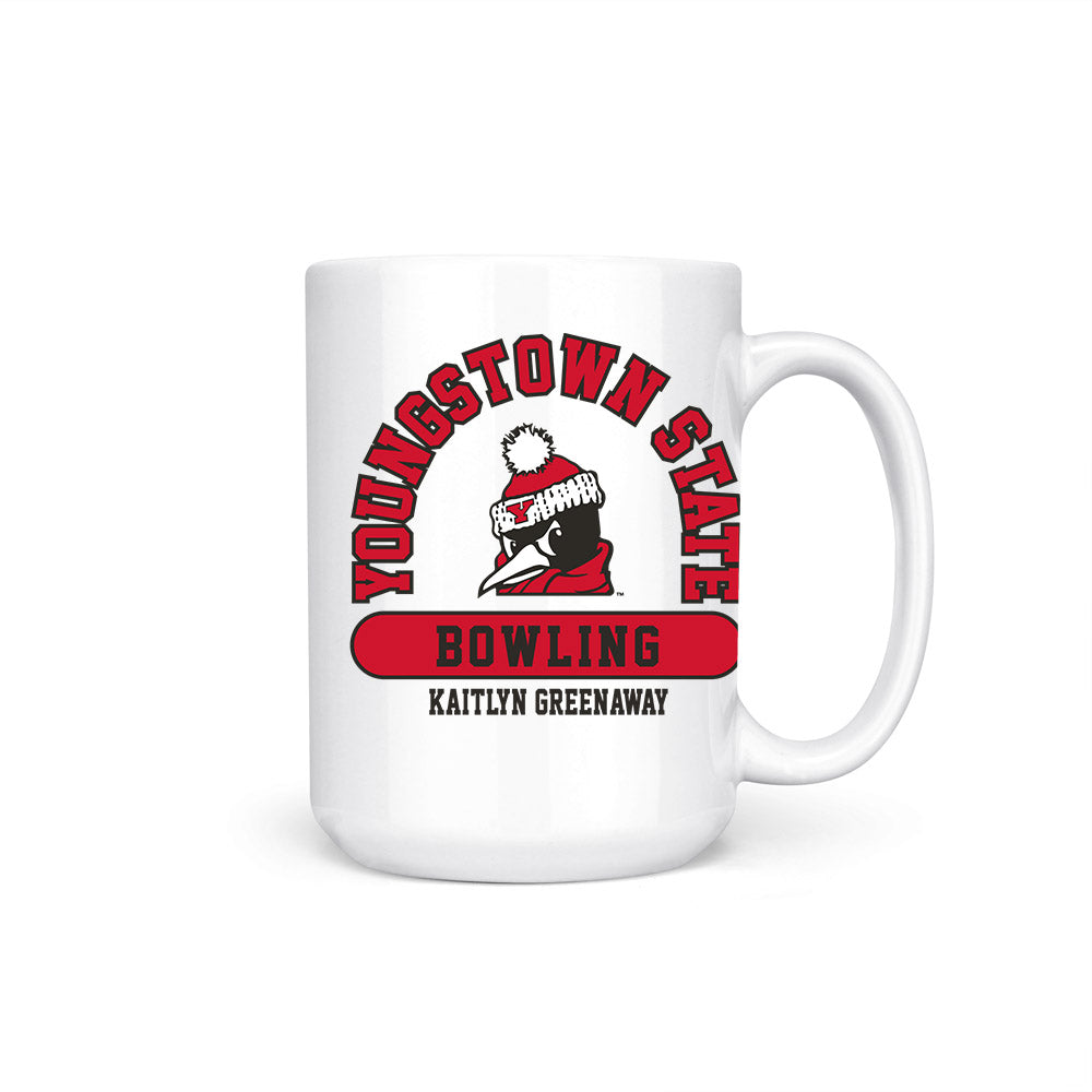 Youngstown State - NCAA Women's Bowling : Kaitlyn Greenaway - Coffee Mug-0