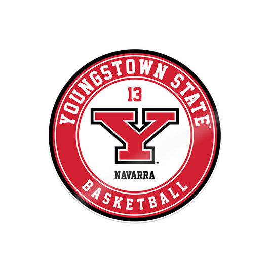 Youngstown State - NCAA Men's Basketball : Markus Navarra - Sticker-0
