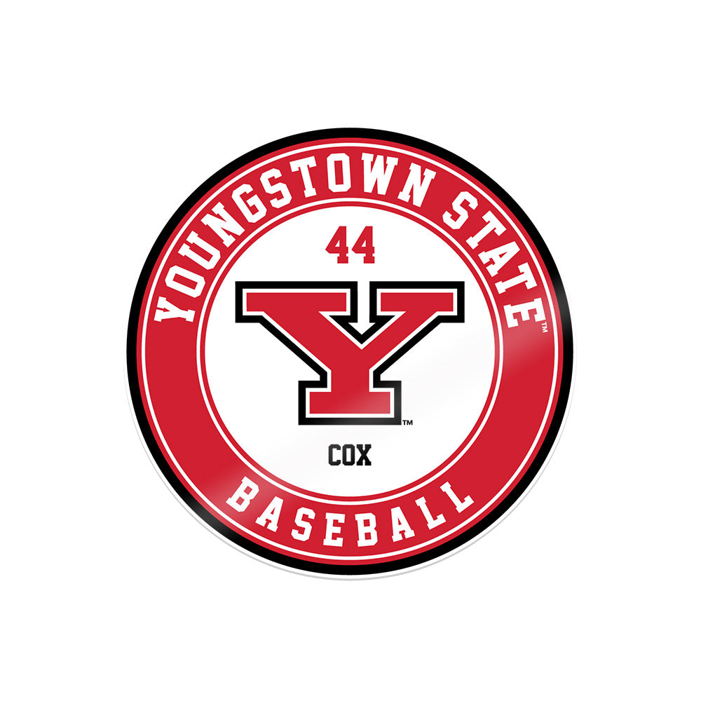 Youngstown State - NCAA Baseball : Banks Cox - Sticker-0