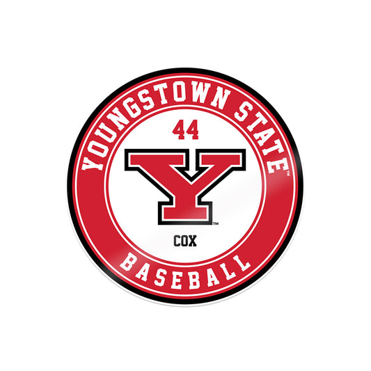 Youngstown State - NCAA Baseball : Banks Cox - Sticker-0