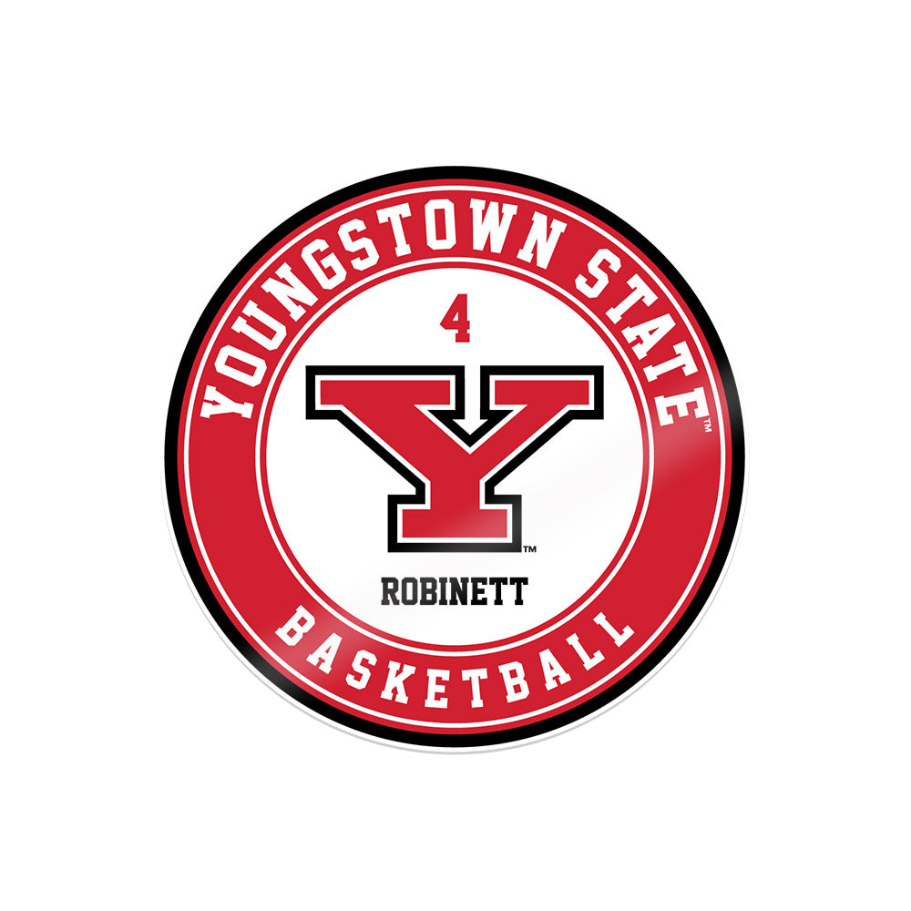 Youngstown State - NCAA Men's Basketball : Tyler Robinett - Sticker-0