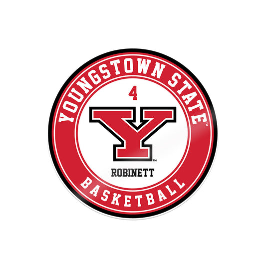 Youngstown State - NCAA Men's Basketball : Tyler Robinett - Sticker-0
