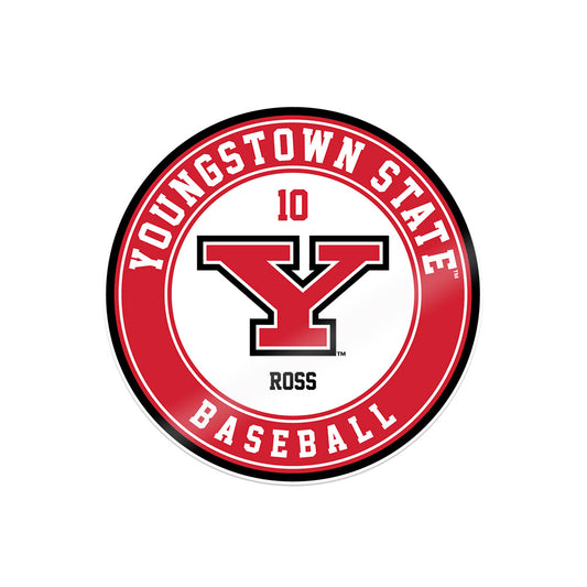 Youngstown State - NCAA Baseball : Nate Ross - Sticker-0