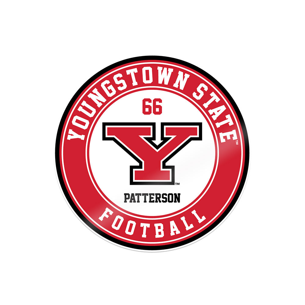 Youngstown State - NCAA Football : Max Patterson - Sticker-0