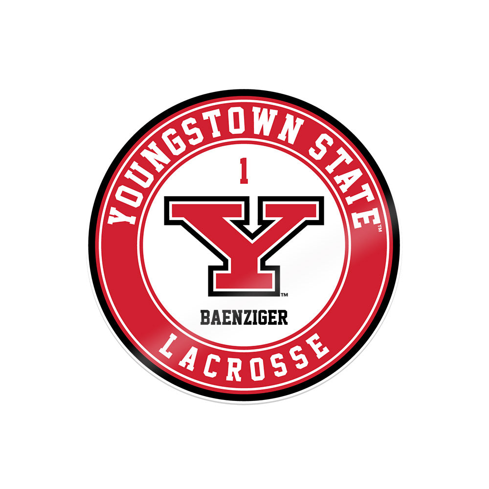 Youngstown State - NCAA Women's Lacrosse : Claire Baenziger - Sticker-0