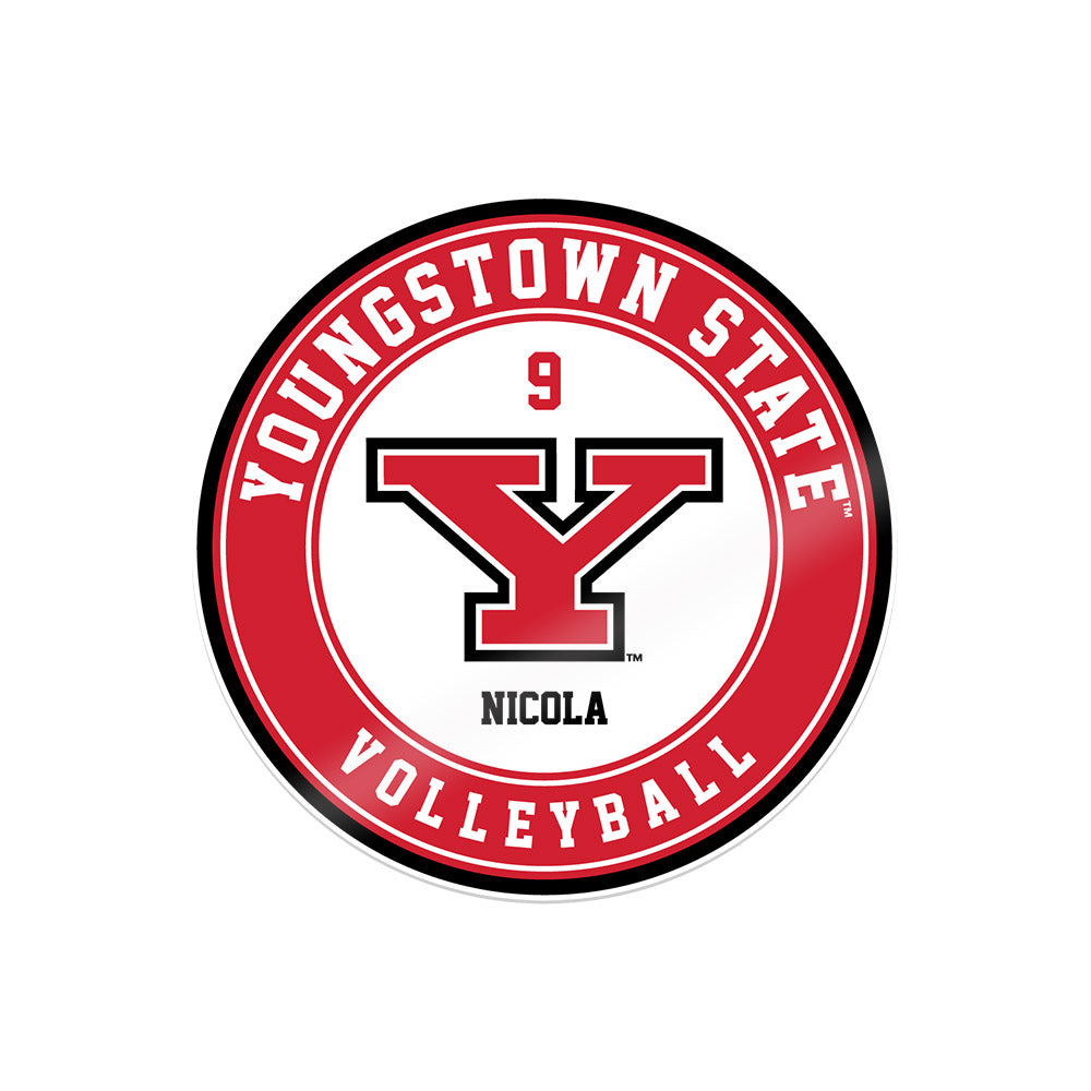 Youngstown State - NCAA Women's Volleyball : Journey Nicola - Sticker-0