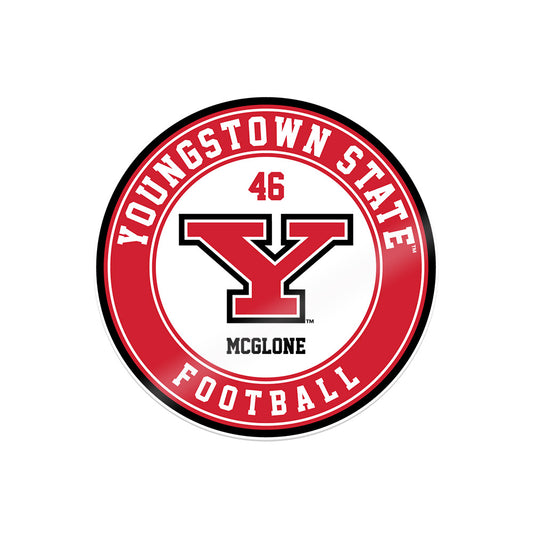 Youngstown State - NCAA Football : Michael McGlone - Sticker-0