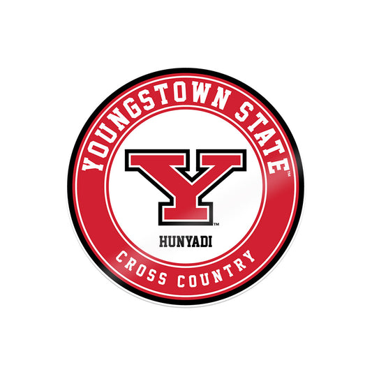 Youngstown State - NCAA Men's Cross Country : Thomas Hunyadi - Sticker-0